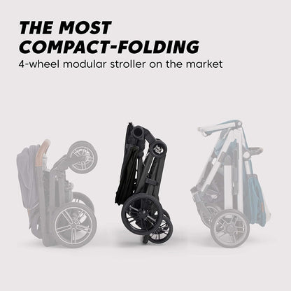 Baby Jogger City Sights Stroller - Convertible Stroller with Compact Fold Dark Slate