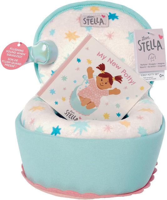 Love, Stella My First Potty Accessory Play Set with Flushing Sound by Manhattan Toy