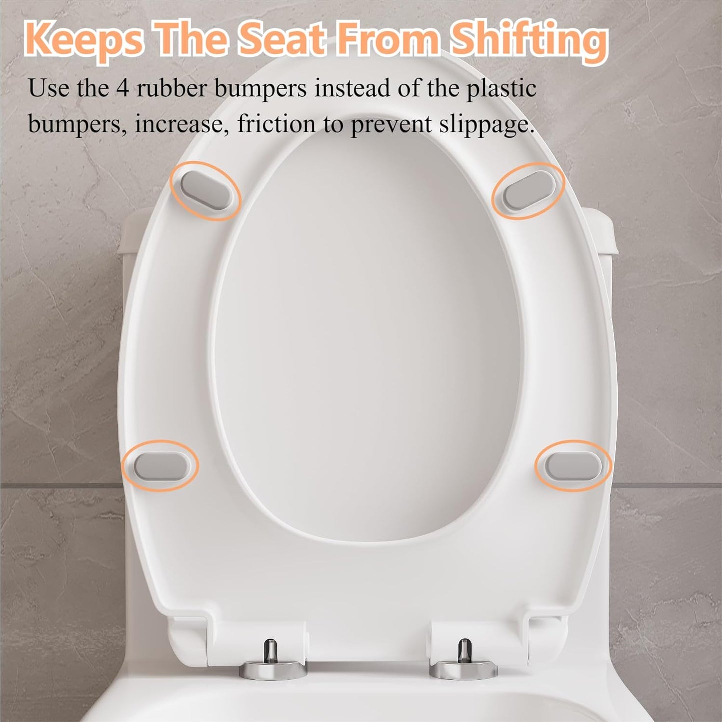 Toilet Seat with Toddler Seat Elongated, PP Material Family Toilet Seat Cover, Soft Close Adult & Toddler Seats, Easy to Clean, Safe Potty Training Solution for Kids, Bathroom Upgrade for Home