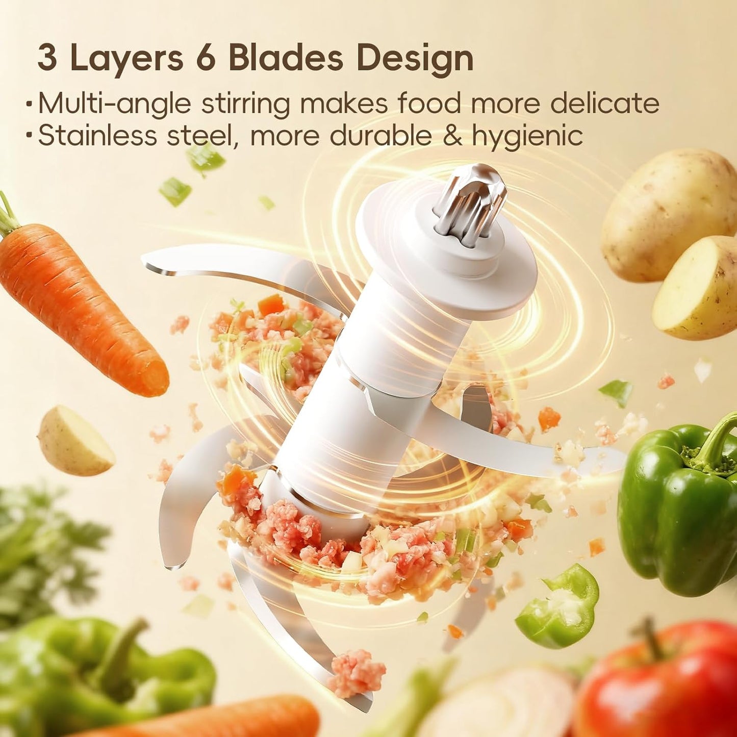 Baby Food Maker, Small Baby Food Processor Set, Fruit, Vegatable, Meat, 10oz Baby Food Maker & Puree Blender with Baby Containers, Food Freezer Tray, Silicone Spoons, Spatula