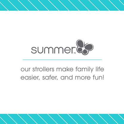 Summer Infant Ingenuity 3Dlite Convenience Stroller,Jet Black–Lightweight Stroller with Aluminum Frame,Large Seat Area, 4 Position Recline, Extra Large Storage Basket– Infant Stroller for Travel&More