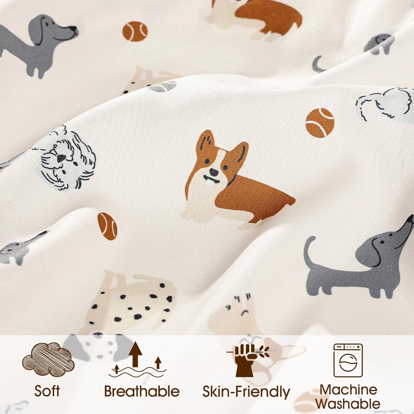 PHF 3 Pack Soft Mini Crib Sheets, Floral & Animal Pack N Play Sheets for Baby Boys Girls, No Slip Universal Fit for Pack N Play, Playard, Portable and Mini Crib Mattresses,Floral & Animal