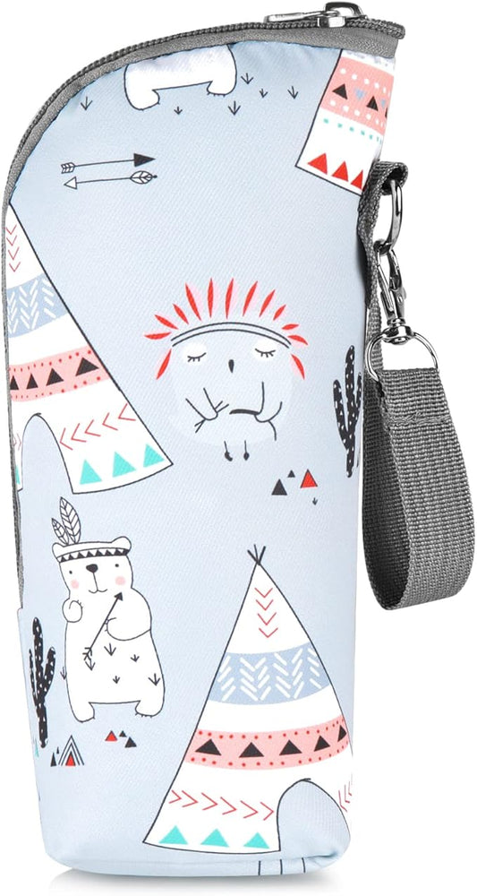 Accmor Baby Bottle Tote Bags, Insulated Breastmilk Cooler Bag, Nursing Bottle Warmer Bag for Nursing Mom Daycare Travel