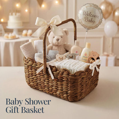 Best Choice Products Baby Diaper Caddy Organizer, Large Portable Handmade Nursery Basket w/Removable Divider & Handles, Handwoven Changing Table Storage Bin for Nursery Organization - Chestnut