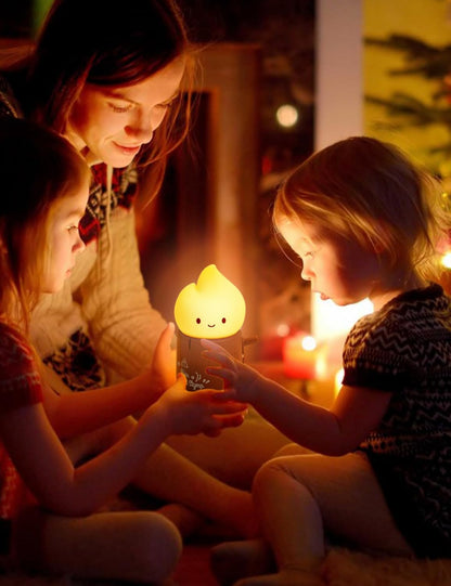 3pcs Cozy Campfire Nightlight Kits, Soothing Nature Sounds, White Noise Night Light for Baby Adult, Rechargeable, Cute Flame Lamp, Best Gift for Kids Bedrooms Camping Trips
