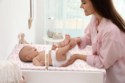 3-Pack Bedside Sleeper Bassinet Sheets | GOTS Certified Organic 100% Muslin Cotton | Ultra Soft & Breathable | 33×20×4” Fitted Sheets | Universal Fit 29–33” x 17–21” Pads