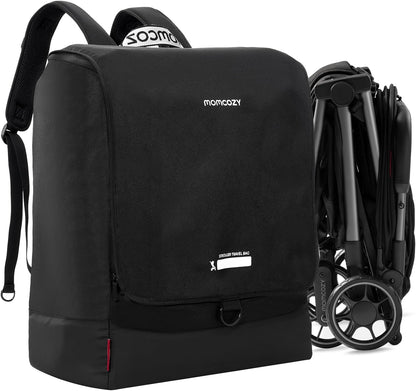 Momcozy Stroller Travel Bag for Airplane | Only Suit ClickGo Stroller | Compatible with Strollers Folded Dimensions of 22.1 X 17.3 X 9.8 In | Fit Most Major Brand | Hand-held ＆ Back-carrying