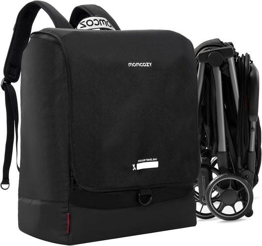 Momcozy Stroller Travel Bag for Airplane | Only Suit ClickGo Stroller | Compatible with Strollers Folded Dimensions of 22.1 X 17.3 X 9.8 In | Fit Most Major Brand | Hand-held ＆ Back-carrying