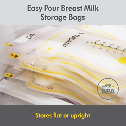 Medela Breast Milk Storage & Cooler Gift Set Made Without BPA, with Bottles, Storage Bags, Microwave Sterilizer Bags, and Cooler Bag with Ice Pack