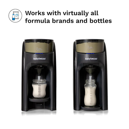 Baby Brezza Formula Pro Advanced Formula Dispenser Machine - Automatically Mix a Warm Formula Bottle Instantly - Easily Make Bottle with Automatic Powder Blending, Charcoal
