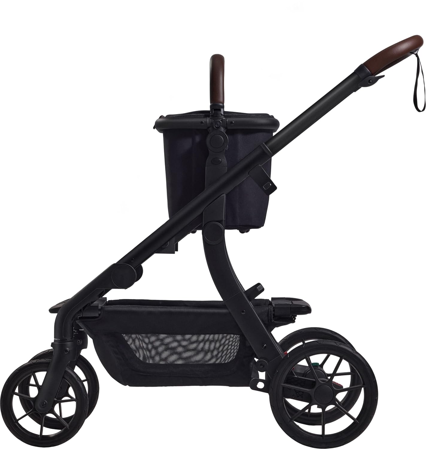 Momcozy ChangeGo Stroller Shopping Basket Only - Exclusive Fit | Accessory with Detachable Handle | Expandable Zippered Storage & Inner Organizer for On-the-Go Parents