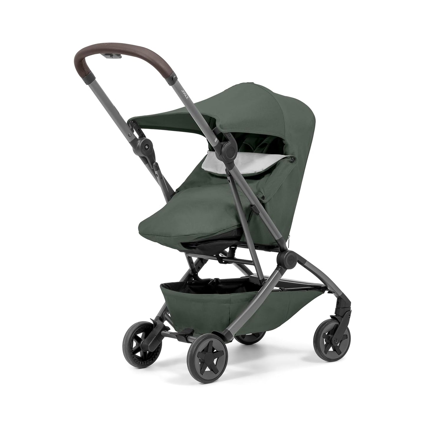 Joolz Aer2 Nest-to-Seat Accessory - Parent-Facing Compact Travel Stroller Seat for Newborn to Toddler (Up to 33 lbs) –Lightweight One-Hand Fold – Airplane Approved – Space Black (Chassis Not Included)