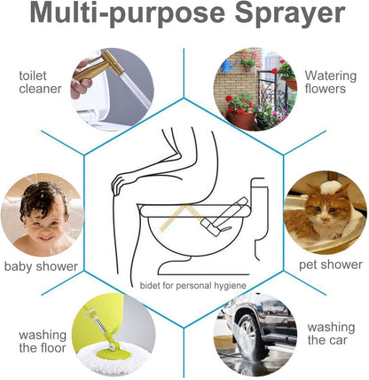 Bidet Sprayer for Toilet, Handheld Cloth Diaper Sprayer