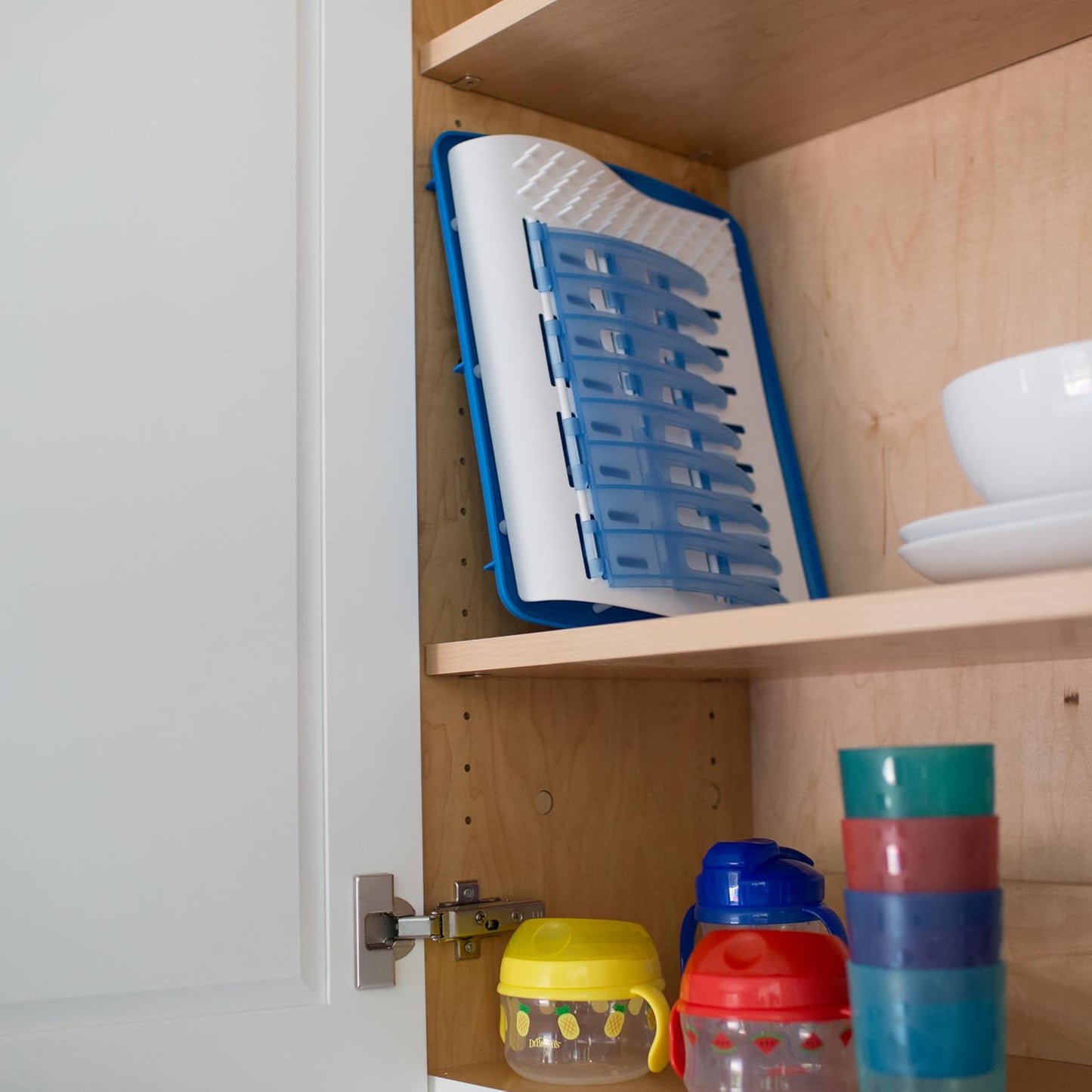Dr. Brown's Folding Baby Bottle Drying Rack for Easy Storage - Dry Nipples, Pacifiers and Other Baby Essentials, BPA Free
