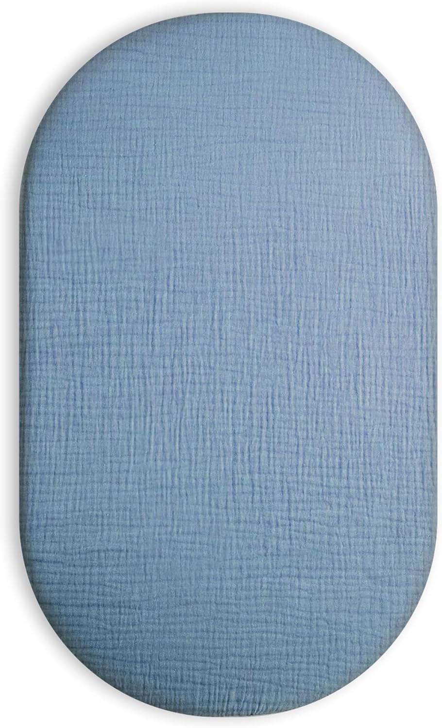 Muslin Bedside Bassinet Sheets 2 Pack, 33x20 Fitted Ultra Soft & Breathable Bedside Sleeper Sheets, Ideal for Baby Girl and Boy, Perfect for Newborns (Hopping Bunnies & Beige)