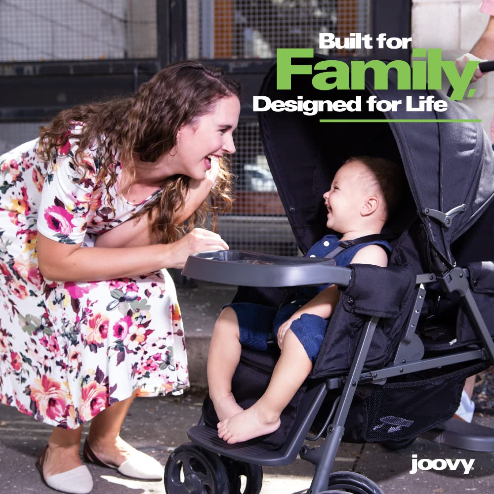 Joovy Caboose LX Tandem Stand-on Stroller, Black