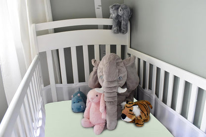 3-Pack Bedside Sleeper Bassinet Sheets | GOTS Certified Organic 100% Muslin Cotton | Ultra Soft & Breathable | 33×20×4” Fitted Sheets | Universal Fit 29–33” x 17–21” Pads