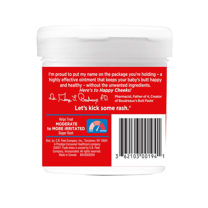 Boudreaux’s Butt Paste Max Strength Diaper Rash Cream for Baby, Ointment With Zinc Oxide, 14 oz Flip-Top Jar
