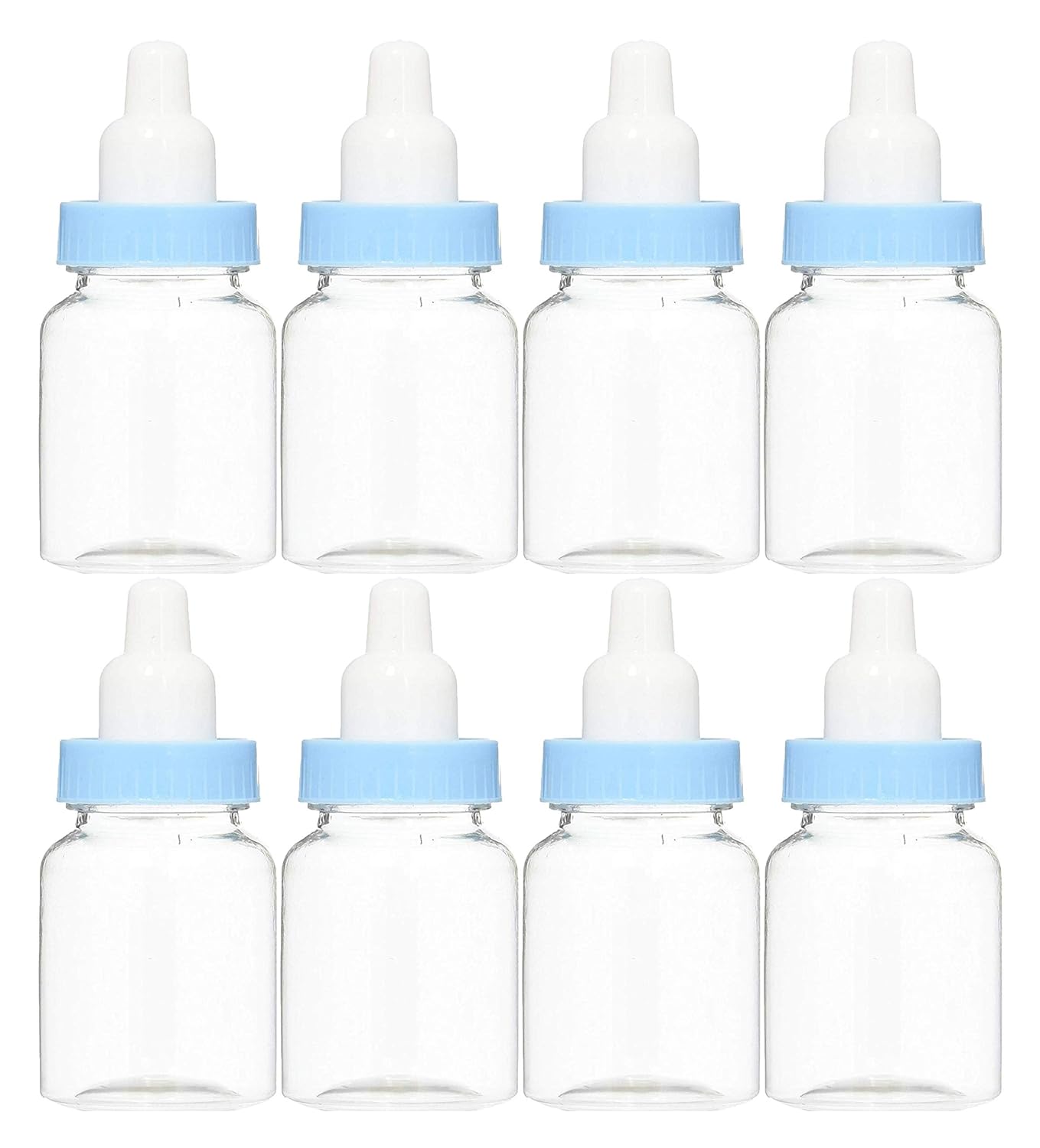 Baby Shower Favor - 36 Pack Pink Mini Milk Bottle Party Favor Gift Bag Boxes 1.5" x 3.5" - Baby Shower Candy Jar.