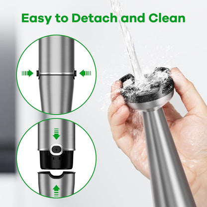 Turelar Immersion Blender Handheld Corded Hand Blenders Set 1100W, Trigger Variable Speed 5 in 1 Stick Emulsifier with Chopper, Whisk and Frother for Soup, Baby Food and Smoothies, Orange