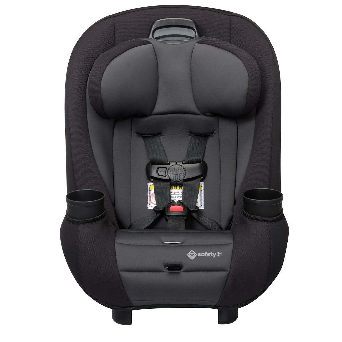Safety 1st Ellaris 3-in-1 Convertible Car Seat, Slim Fit Design, Rear & Forward-Facing, 5-Position Headrest, 3-Across Fit, Travel-Friendly with Machine-Washable Seat Pad, Smokey Haze
