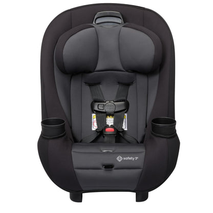 Safety 1st Ellaris 3-in-1 Convertible Car Seat, Slim Fit Design, Rear & Forward-Facing, 5-Position Headrest, 3-Across Fit, Travel-Friendly with Machine-Washable Seat Pad, Smokey Haze