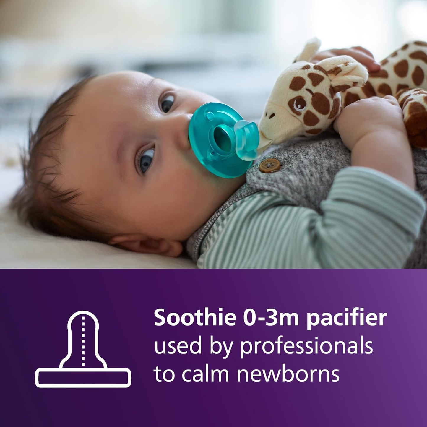 Philips Avent Natural Response Baby Gift Set - 3X 4oz Bottles with Slow Flow Nipple (Level 2), 2X 9oz Bottles with Medium Flow Nipple (Level 3), 2 Extra Nipples, 2X Soothie Pacifiers 0-3m, SCD838/02
