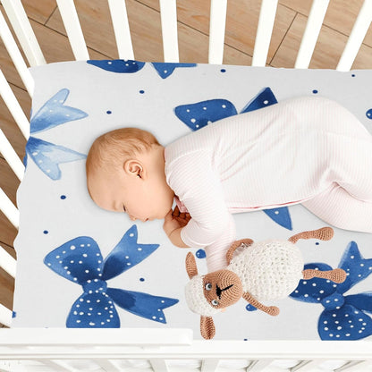 Fitted Crib Sheets Cactus and Floral Stretchy Portable Playard Sheets for Baby Toddler, Breathable Soft Mini Crib Mattress 52 x 28 in for Boys and Girls