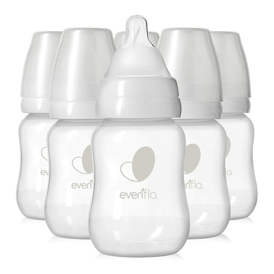 Evenflo Feeding Premium Proflo Venting Balance Plus Standard Neck Baby, Newborn and Infant Bottles - Developed by Pediatric Feeding Specialists - 9 Ounce (Pack of 6)