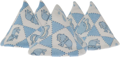 Beba Bean - Pee Pee Teepee for Baby Boy - Reusable & Washable Pee Shield for Diaper Changing - Baby Shower Gifts for Boys - Li’l Monkey Cotton Cloth - Laundry Bag - Set of 5 Covers