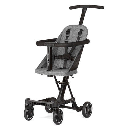 Dream On Me Coast Rider Travel Stroller, Lightweight & Compact Baby Stroller, Theme Park Approved, Book-Folding Design, Adjustable Handle, Soft-Ride Wheels, Converts to Rider & Scooter - Pink
