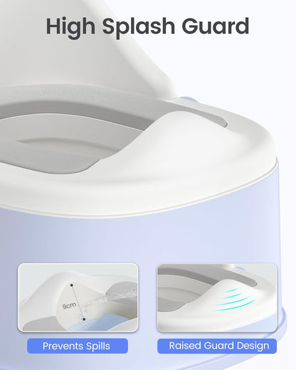 3-in-1 Toddler Potty Training Toilet for Boys and Girls with Soft Cushion Multi-use Baby Potty Chair for Toddlers 1-3 Training Potty Seat Toddler Toilet Baby Potty Training Seat with Step Stool