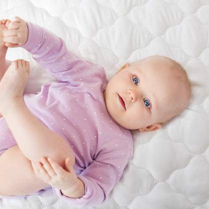 Pack and Play Mattress Pad, Compatible with Baby Trend Nursery Suite EZ-Fold Playard, Pack and Play Mattress Sheets Cover Protector Waterproof Soft Quilted