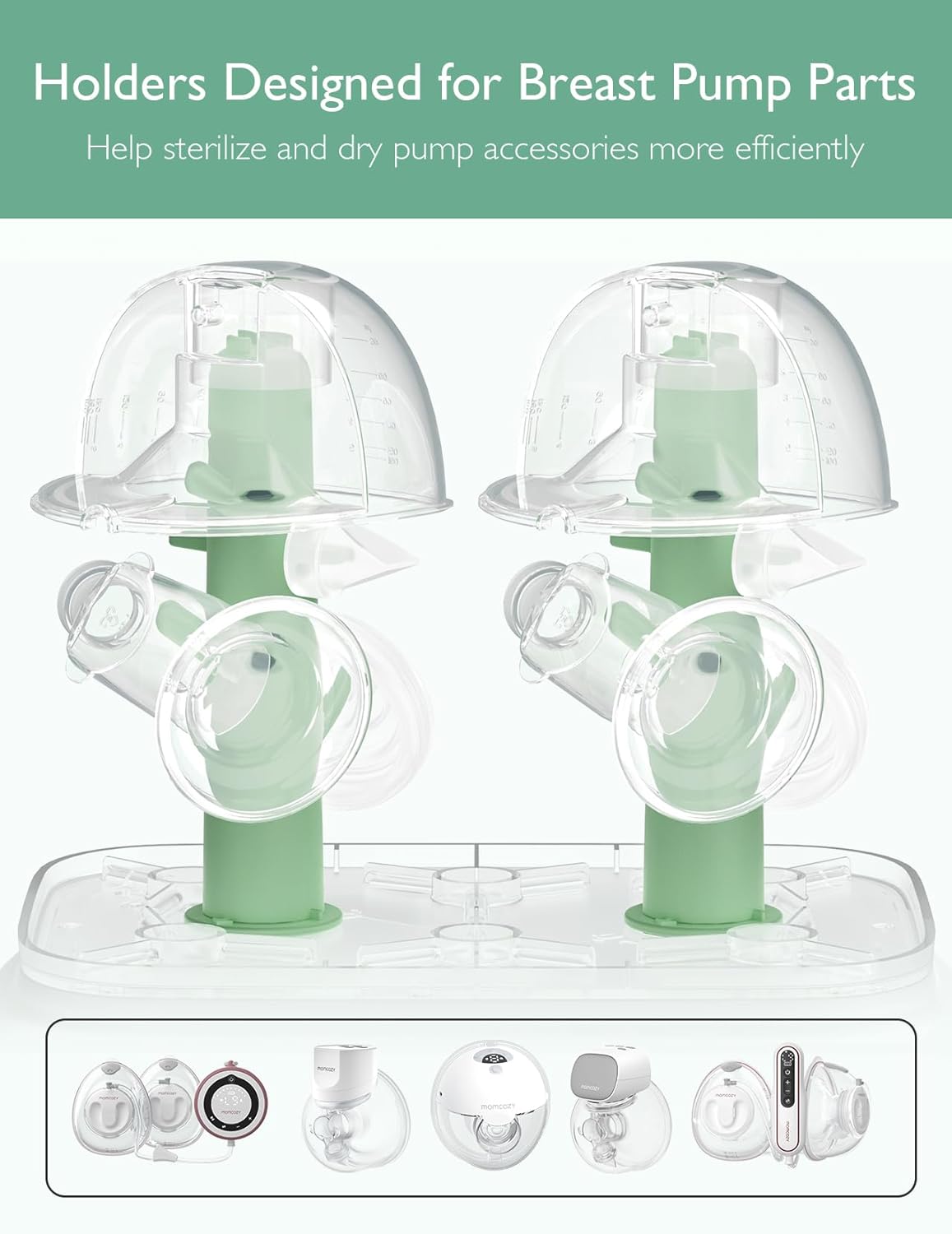 Momcozy 3 Layers Large Bottle Sterilizer and Dryer & Momcozy Bottle Warmer
