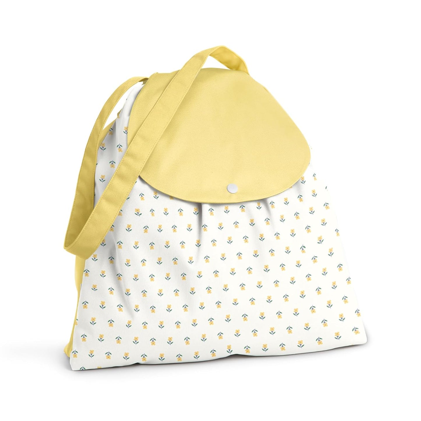 Esembly Day Bag – Reusable Wet and Dry Bag Made From Recycled Fabric With Dual Waterproof Compartments for Cloth Diapers, Swimsuits, Toiletries, and Snacks - Verdant Gingham