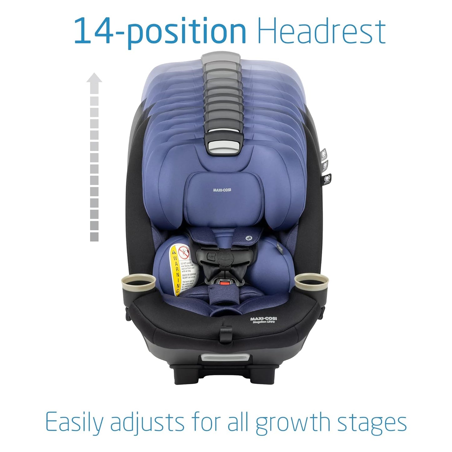 Maxi-Cosi Magellan LiftFit 5-in-1 Convertible Car Seat (5-100 lbs) in Aegean Storm