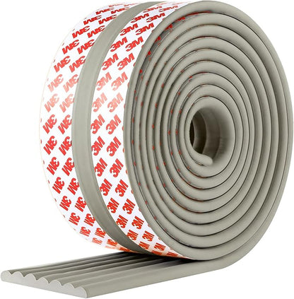 Baby Proofing Edge Corner Protector, 16.4 ft Edge Guards Padding with 3M Adhesive, Extra-Wide Soft Rubber Foam Padding, Furniture,Sharp Edge Safety Corner Edge Bumper Guard-Gray