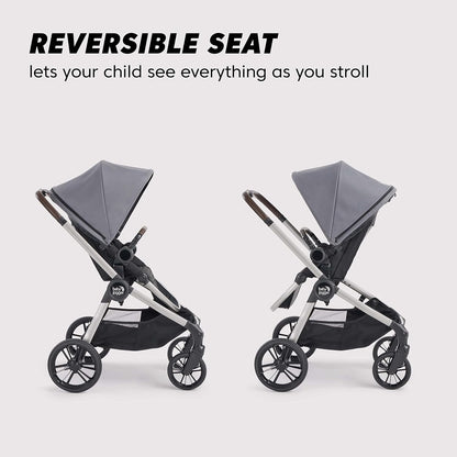 Baby Jogger City Sights Stroller - Convertible Stroller with Compact Fold Dark Slate