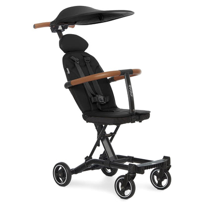 Evolur Cruise Rider Stroller with Canopy, Lightweight Umbrella Stroller with Compact Fold, Easy to Carry Travel Stroller - Cognac
