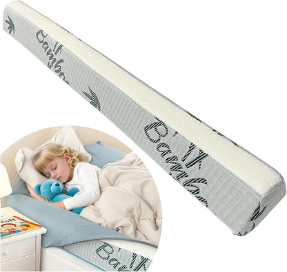 Baby Bed Bumpers for Toddlers, Foam Bed Guard Rail for Kids Bed Twin Full Queen King Size Bed, 1 Pack