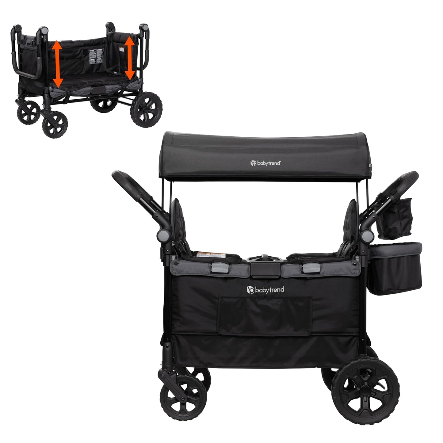 Baby Trend Expedition Stroller Wagon, Liberty Midnight