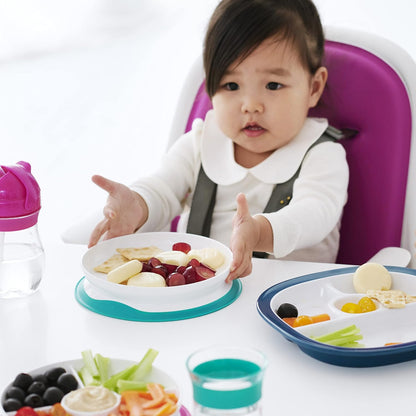 OXO Tot Stick and Stay Suction Plate - Blossom