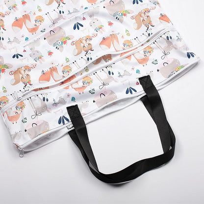 Large Hanging Wet/Dry Cloth Diaper Pail Bag for Reusable Diapers or Laundry
