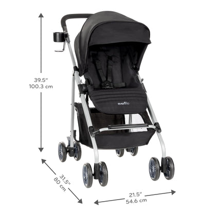Evenflo Reversi Lightweight Reversible Stroller (Altair Black)