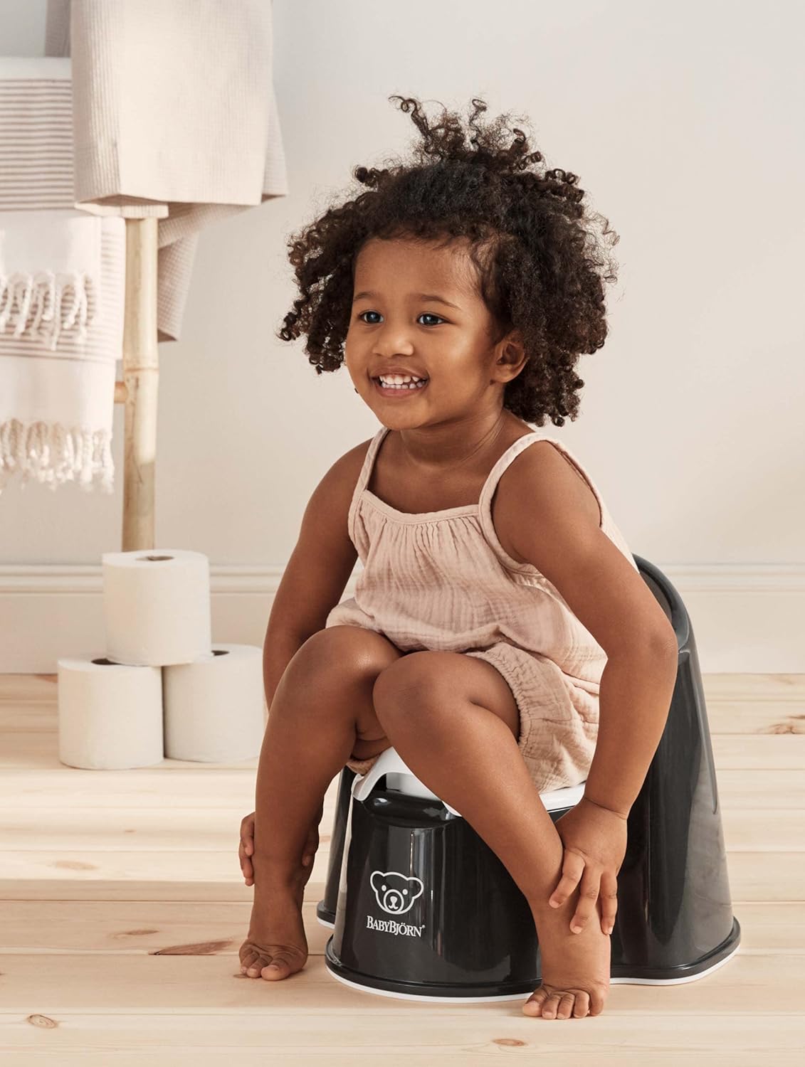 BabyBjörn Potty Chair, Deep green/White