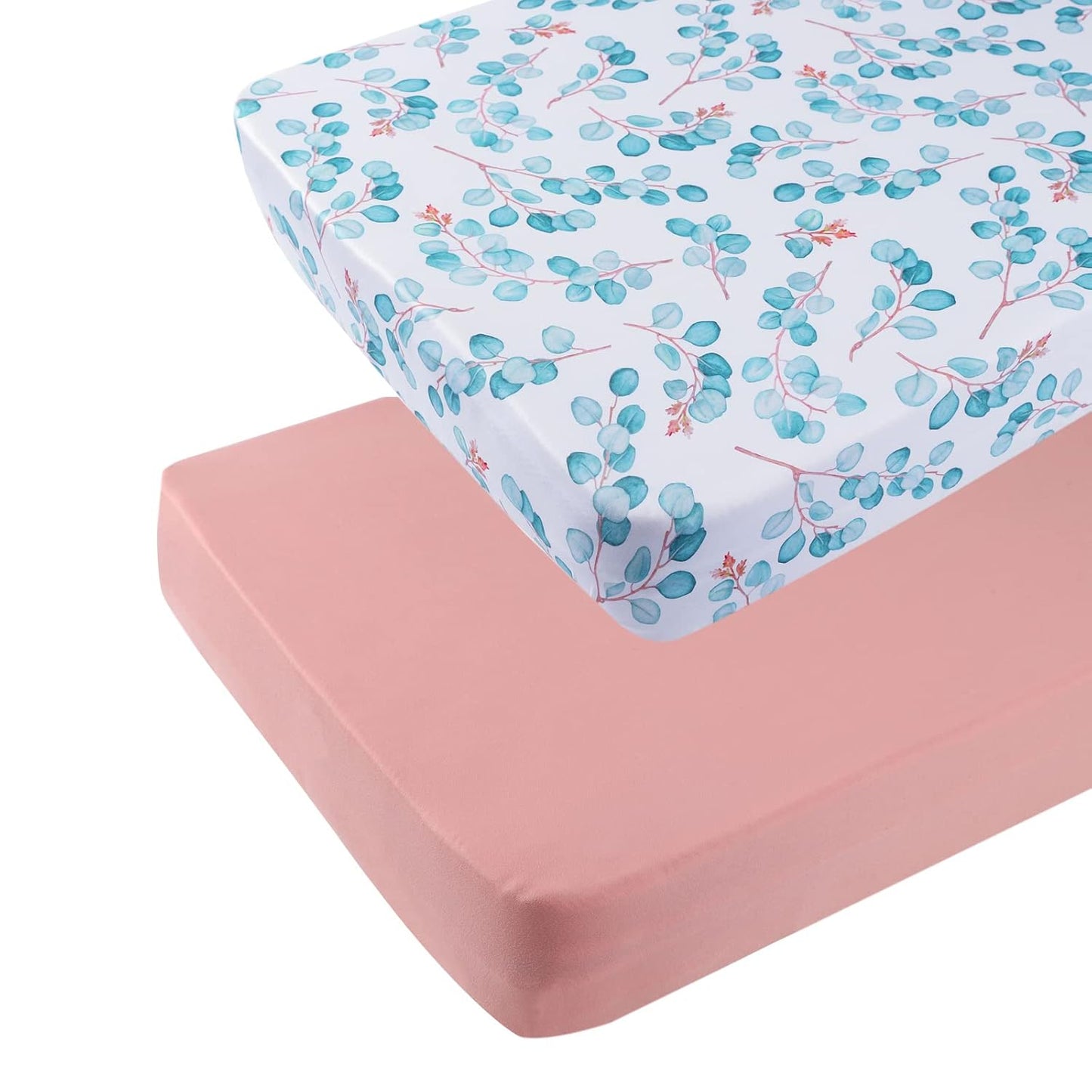Onacosht Pack and Play Sheets 3 Pack for Baby Boy, Stretchy Jersey Knitted Portable Mini Crib Sheets Playard Mattress Cover, Woodland Animal Elephant Fox Lion Bear Giraffe Zebra Printing