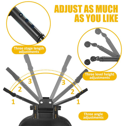 2026 New-Universal Stroller Board with Detachable Seat, 2in1 Sit and Stand Stroller Connectors for Most Strollers, Holds Children Up to 55 LBs Stroller Standing Board(Black)