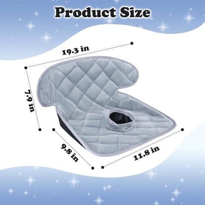 Babenest Car Seat Potty Protector Cover -Waterproof Carseat Training Liner for Baby &Toddler Shower Gift, Dry Piddle Pee Pad with Fun Designs for Strollers & Infant Car Seats (2pcs Pink)
