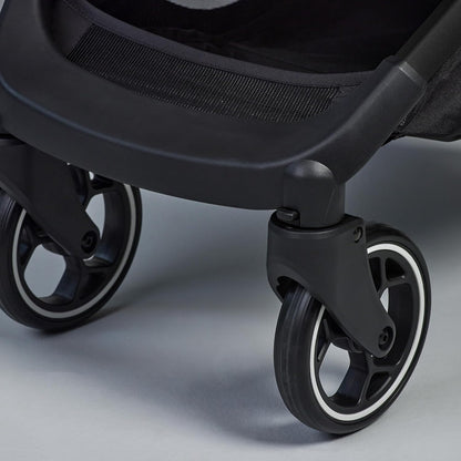 Silver Cross Clic Compact Travel Stroller – (Latte) – Lightweight Baby Stroller for Airplane Travel – One-Hand Fold, Lie-Flat Infant & Toddler Seat – Birth to 55 lb