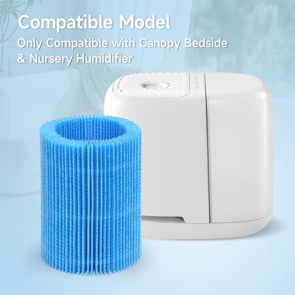 Upgraded Humidifier Wicking Replacement Filter Compatible with Canopy Bedside and Nursery Humidifiers, Replacement Wick, 4 Pack